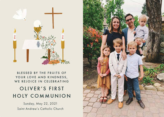 al="First Communion Announcement Download"